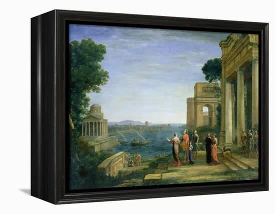 Aeneas and Dido in Carthage, 1675-Claude Lorraine-Framed Premier Image Canvas