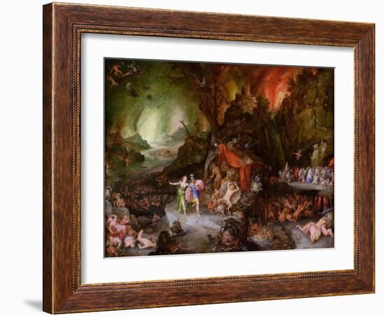 Aeneas and the Sibyl in the Underworld, 1598-Jan Brueghel the Elder-Framed Giclee Print