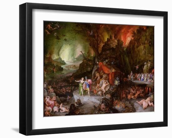 Aeneas and the Sibyl in the Underworld, 1598-Jan Brueghel the Elder-Framed Giclee Print