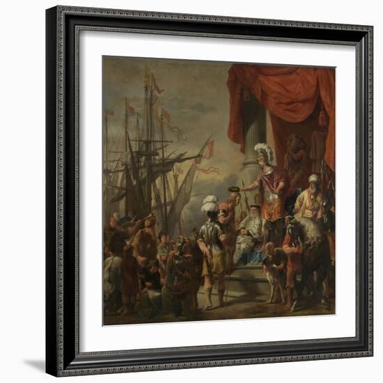 Aeneas at the Court of Latinus, C.1661-C.1664-Ferdinand Bol-Framed Giclee Print