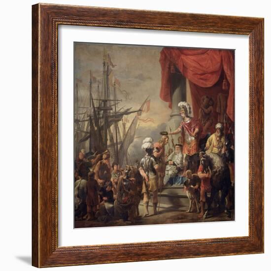 Aeneas at the Court of Latinus-Ferdinand Bol-Framed Giclee Print