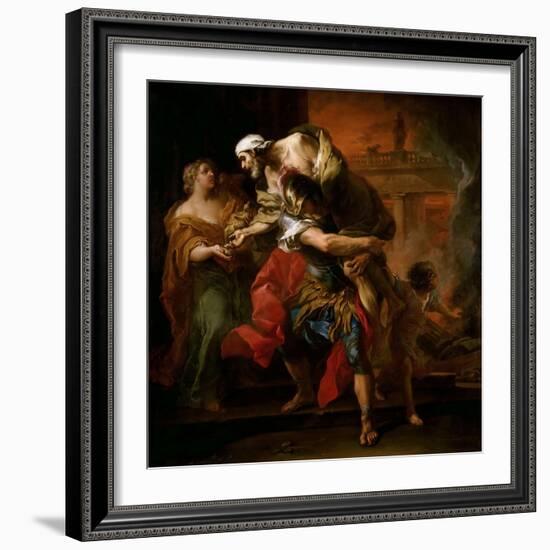 Aeneas Carrying Anchises-Carle van Loo-Framed Giclee Print