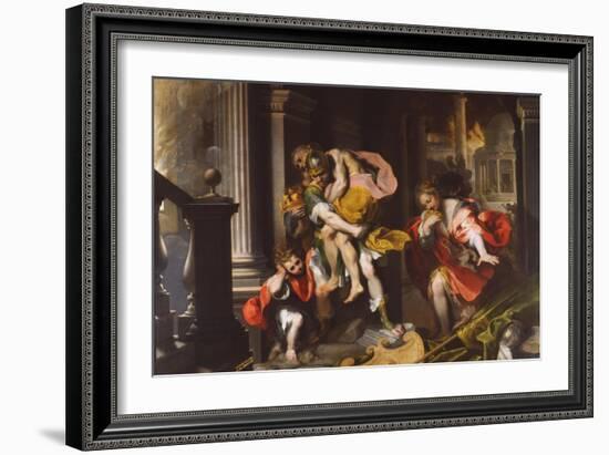 Aeneas' Flight from Troy, 1598-Federico Barocci-Framed Giclee Print