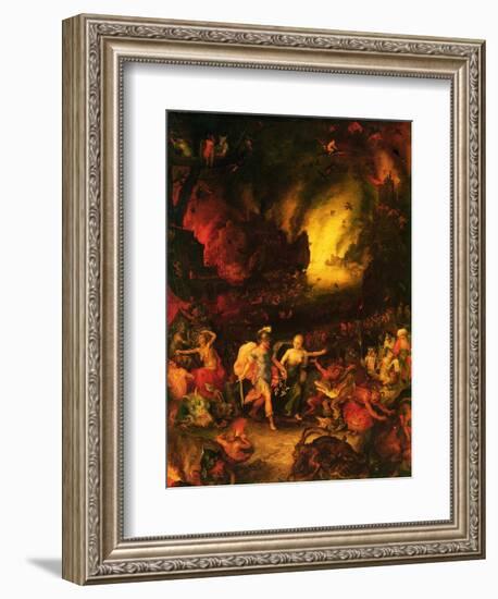 Aeneas in Hades-Jan Brueghel the Elder-Framed Giclee Print