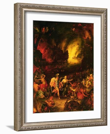 Aeneas in Hades-Jan Brueghel the Elder-Framed Giclee Print