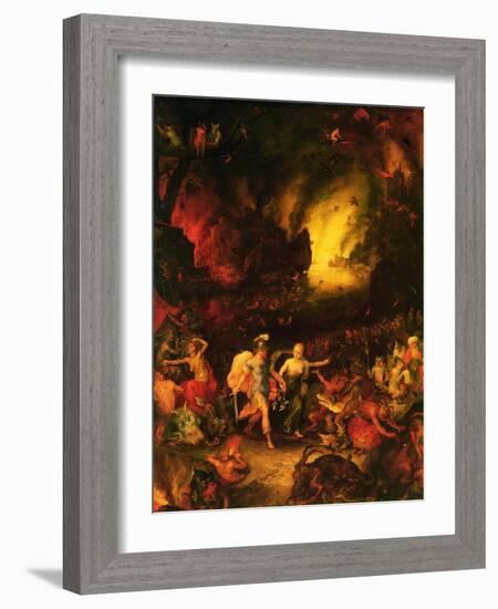 Aeneas in Hades-Jan Brueghel the Elder-Framed Giclee Print