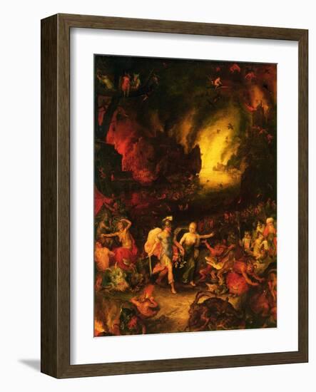 Aeneas in Hades-Jan Brueghel the Elder-Framed Giclee Print