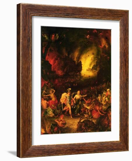 Aeneas in Hades-Jan Brueghel the Elder-Framed Giclee Print