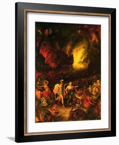 Aeneas in Hades-Jan Brueghel the Elder-Framed Giclee Print