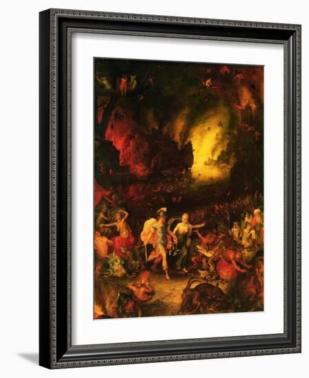 Aeneas in Hades-Jan Brueghel the Elder-Framed Giclee Print