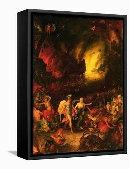 Aeneas in Hades-Jan Brueghel the Elder-Framed Premier Image Canvas