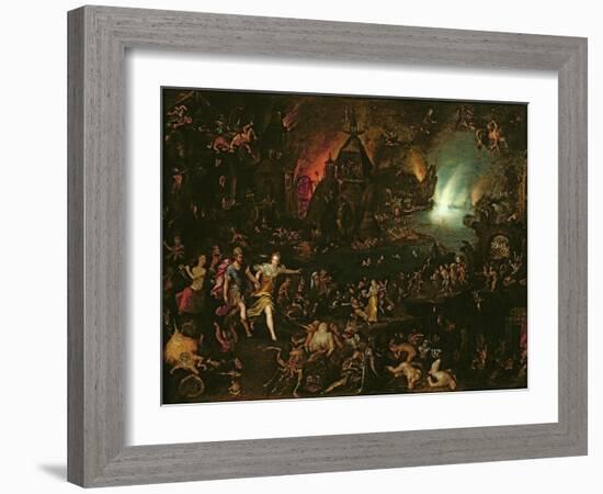 Aeneas in the Underworld-Jan Brueghel the Elder-Framed Giclee Print