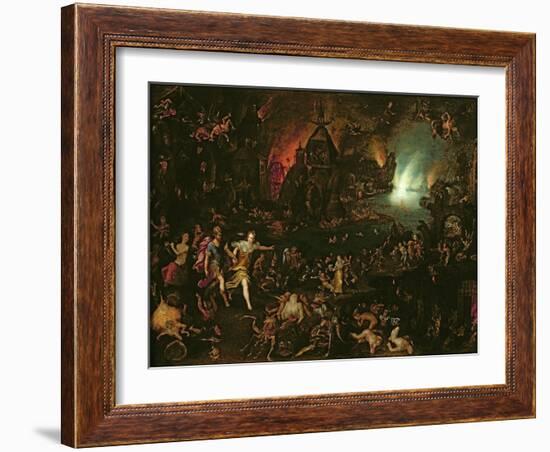 Aeneas in the Underworld-Jan Brueghel the Elder-Framed Giclee Print