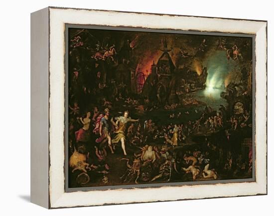 Aeneas in the Underworld-Jan Brueghel the Elder-Framed Premier Image Canvas