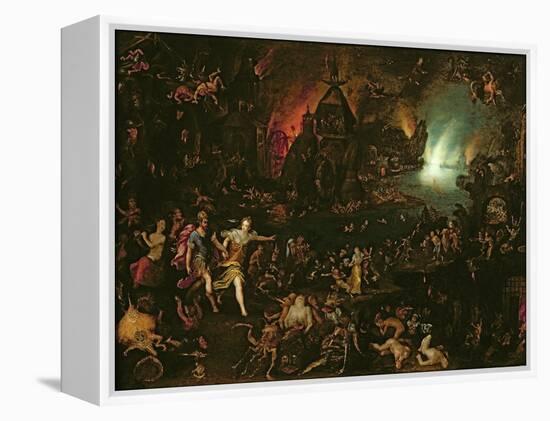 Aeneas in the Underworld-Jan Brueghel the Elder-Framed Premier Image Canvas