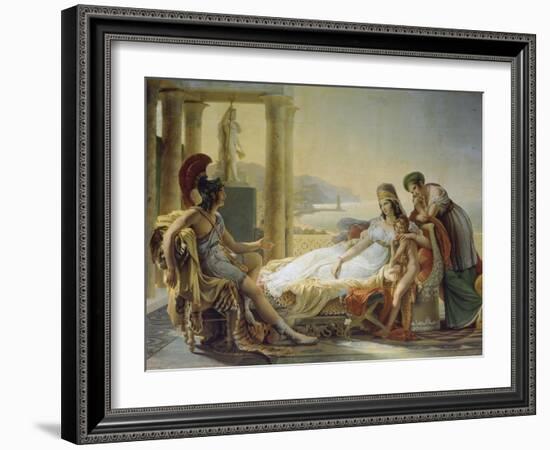 Aeneas Reports Dido from the Battle of Troy, 1815-Pierre Subleyras-Framed Giclee Print