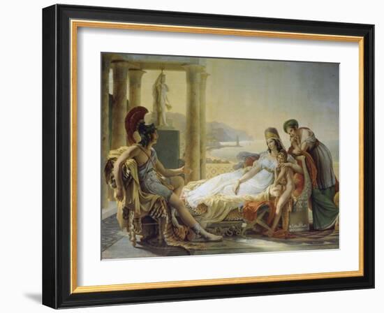 Aeneas Reports Dido from the Battle of Troy, 1815-Pierre Subleyras-Framed Giclee Print