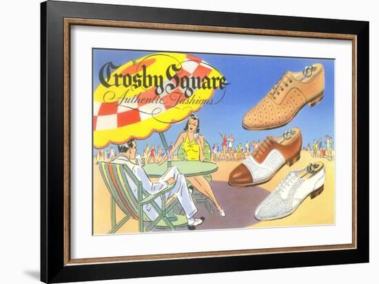 Aerated Shoes-null-Framed Art Print