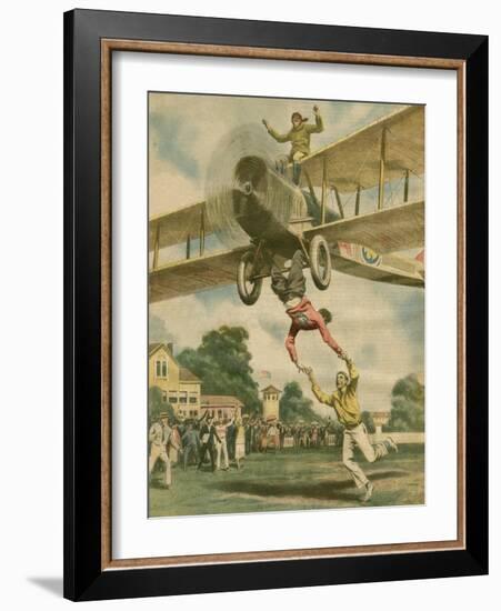 Aerial Acrobatics-Alfredo Ortelli-Framed Art Print