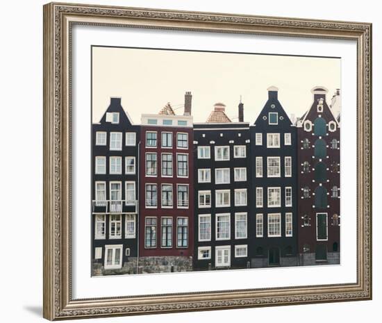 Aerial Amsterdam I-Irene Suchocki-Framed Giclee Print