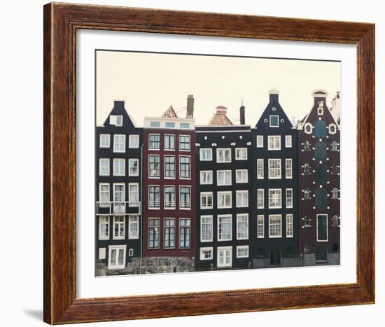 Aerial Amsterdam I-Irene Suchocki-Framed Giclee Print