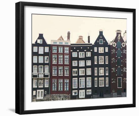 Aerial Amsterdam I-Irene Suchocki-Framed Giclee Print