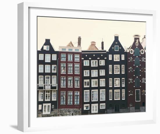 Aerial Amsterdam I-Irene Suchocki-Framed Giclee Print