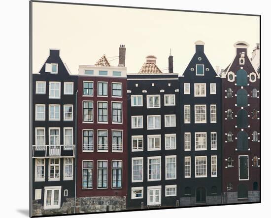 Aerial Amsterdam I-Irene Suchocki-Mounted Giclee Print