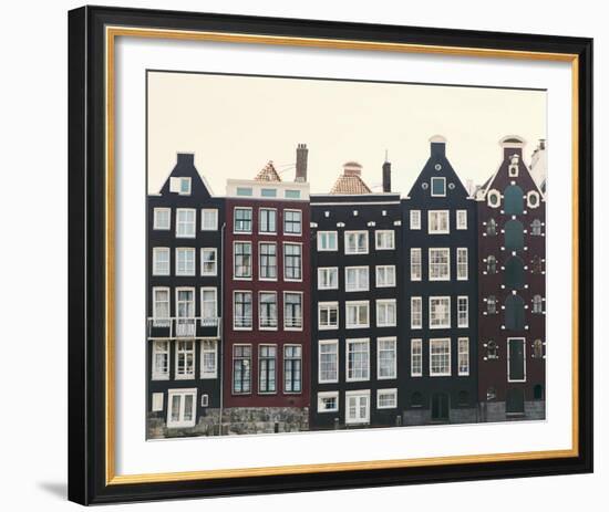 Aerial Amsterdam I-Irene Suchocki-Framed Giclee Print