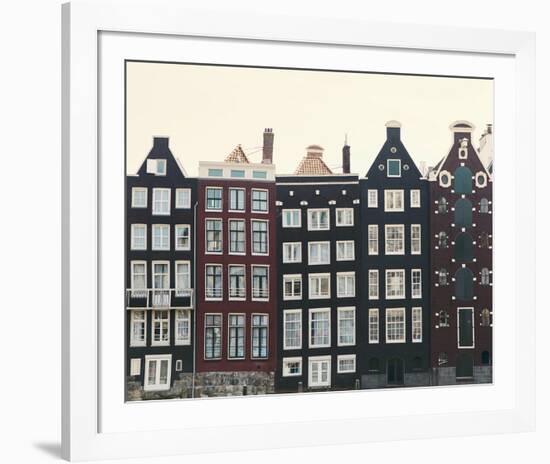 Aerial Amsterdam I-Irene Suchocki-Framed Giclee Print