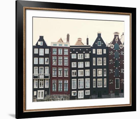 Aerial Amsterdam I-Irene Suchocki-Framed Giclee Print