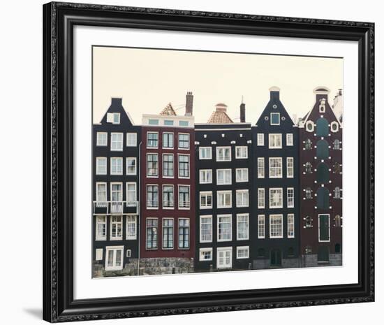 Aerial Amsterdam I-Irene Suchocki-Framed Giclee Print