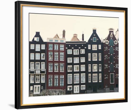 Aerial Amsterdam I-Irene Suchocki-Framed Giclee Print