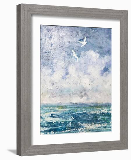 Aerial Ballet 1-Margaret Coxall-Framed Giclee Print