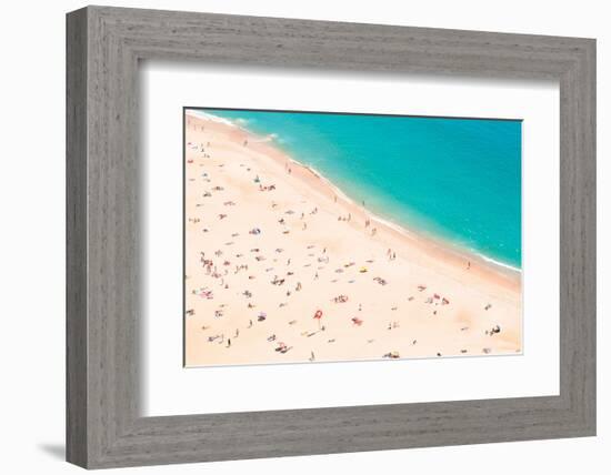 Aerial Beach-Summer Photography-Framed Art Print