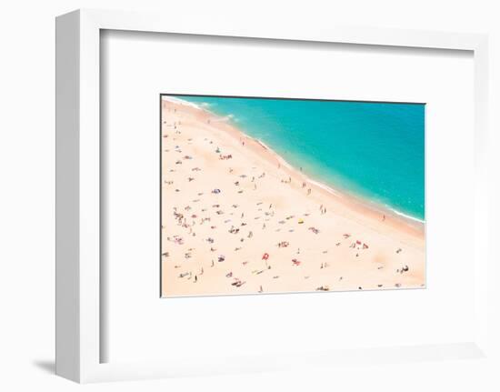 Aerial Beach-Summer Photography-Framed Art Print