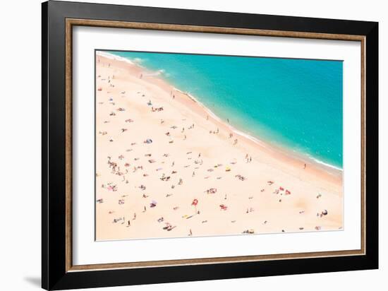 Aerial Beach-Summer Photography-Framed Art Print