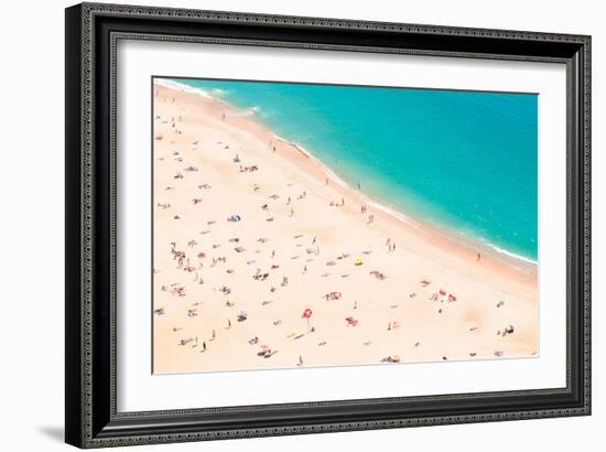 Aerial Beach-Summer Photography-Framed Art Print