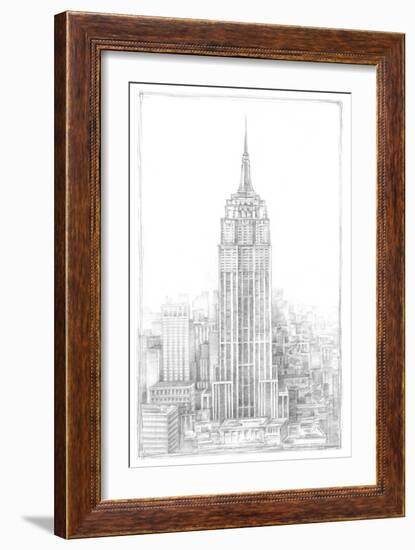 Aerial City View II-Ethan Harper-Framed Art Print