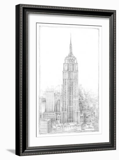 Aerial City View II-Ethan Harper-Framed Art Print