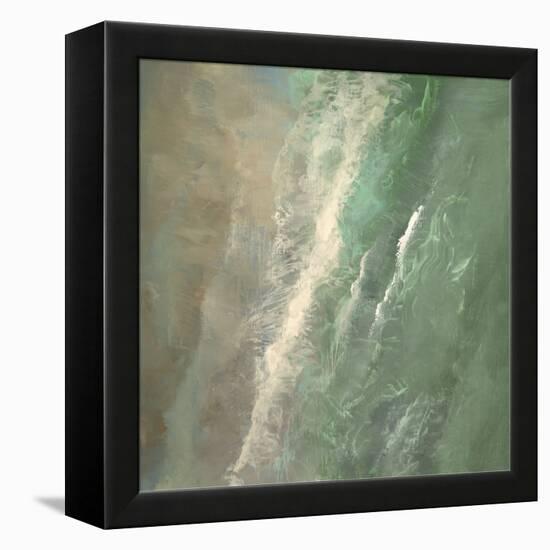 Aerial Coast I-Sheila Finch-Framed Stretched Canvas