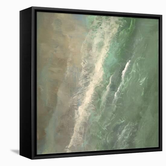 Aerial Coast I-Sheila Finch-Framed Stretched Canvas