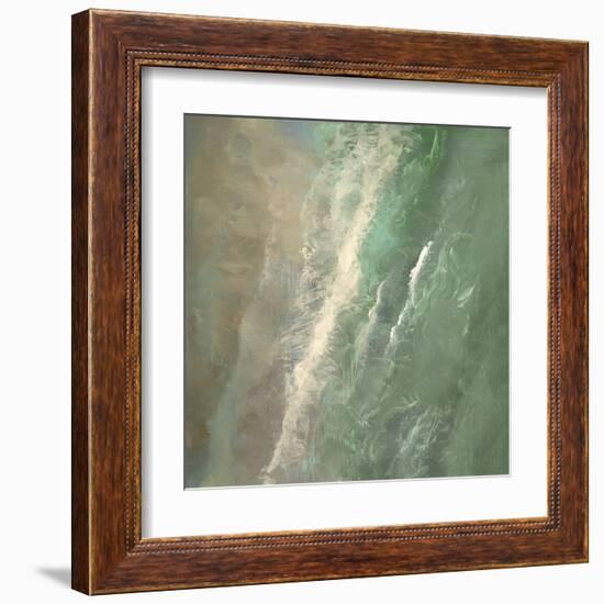 Aerial Coast I-Sheila Finch-Framed Art Print