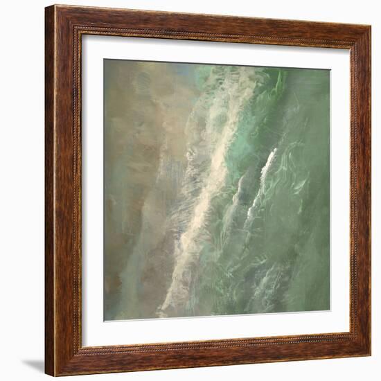 Aerial Coast I-Sheila Finch-Framed Art Print