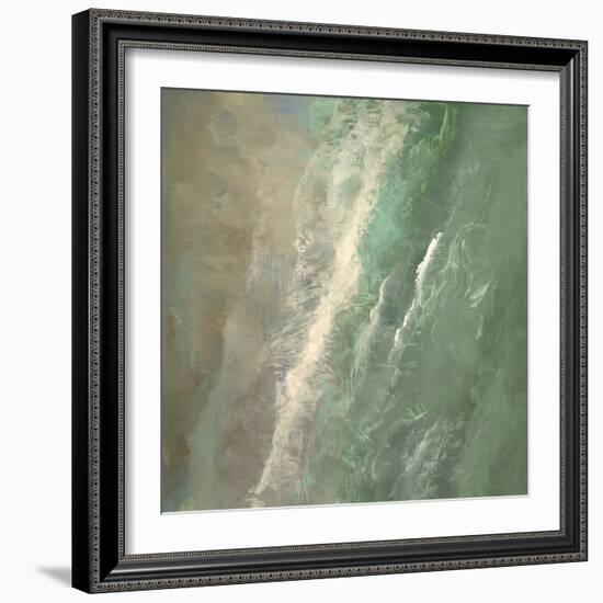 Aerial Coast I-Sheila Finch-Framed Art Print