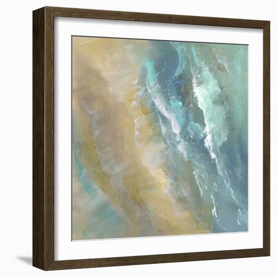 Aerial Coast IV-Sheila Finch-Framed Art Print