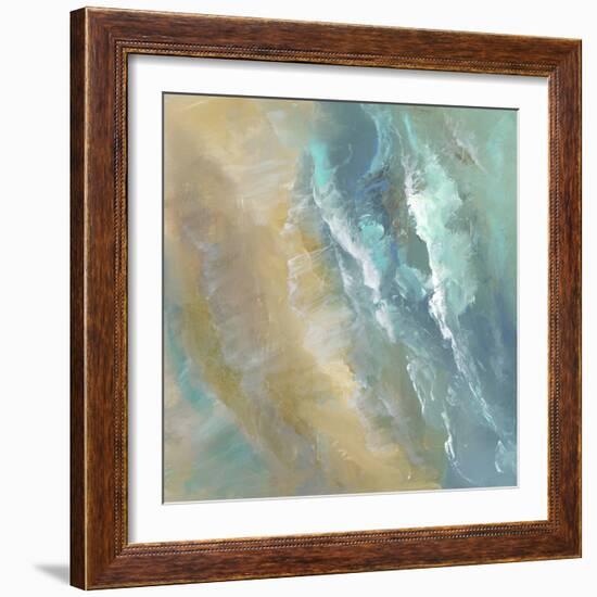 Aerial Coast IV-Sheila Finch-Framed Art Print