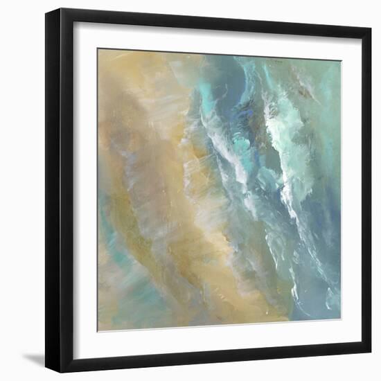 Aerial Coast IV-Sheila Finch-Framed Art Print