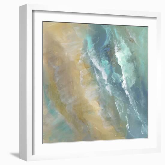 Aerial Coast IV-Sheila Finch-Framed Art Print