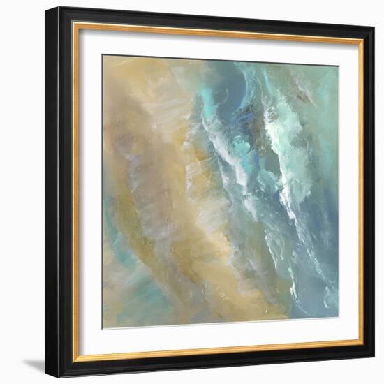 Aerial Coast IV-Sheila Finch-Framed Art Print